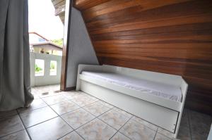 Cama ou camas em um quarto em Pousada Cabanas Porto Belo