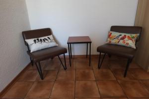 A seating area at Wellness privát Štyri Lipy