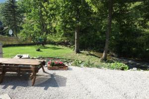 A garden outside Wellness privát Štyri Lipy