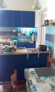 Kuchyň nebo kuchyňský kout v ubytování Apartman Pašman K.B.168