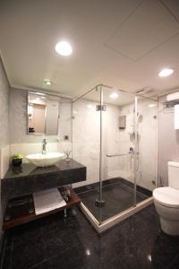 Koupelna v ubytování Ximen Airline Hotel
