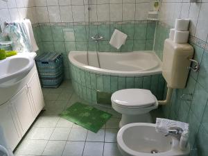 Kúpeľňa v ubytovaní Apartman Iskra