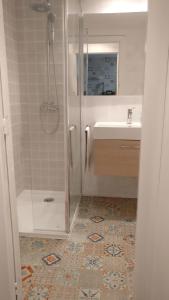 A bathroom at Residencial Colibrí