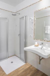 Koupelna v ubytování Hotel Cantoria