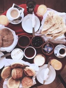 Možnosti zajtrka za goste nastanitve Maliana Star