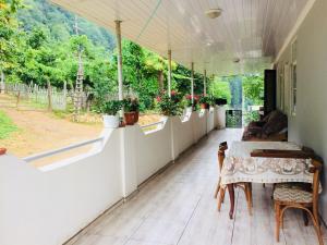 Zahrada ubytování Agro Guest House Tsiskari in Machakhela