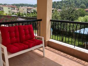 Balkón nebo terasa v ubytování La casa allegra in rosso