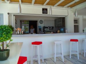 Lounge nebo bar v ubytování Naxos Hostel