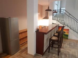 Kuhinja oz. manjša kuhinja v nastanitvi Apartmani Simić Valjevo