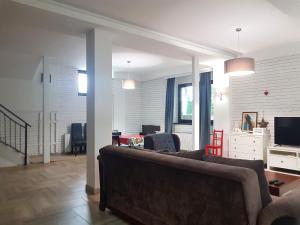 TV in/ali zabaviščno središče v nastanitvi Apartmani Simić Valjevo