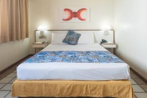 Cama ou camas em um quarto em Hotel Dan Inn Mar Piedade - Grande Recife By Nacional Inn mais 37 fotos