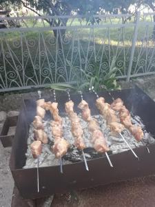 Grillaðstaða í boði fyrir gesti á gistihúsinu