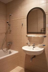 Koupelna v ubytování Hotel Felicia
