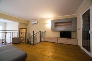 Χώρος καθιστικού στο SUNSET LOFT