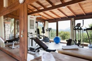 Fitness centrum a/nebo fitness zařízení v ubytování Dionysos Village Hotel Marmaris