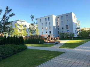 Vonkajšia záhrada v ubytovaní Nadmorze by Q4Apartments