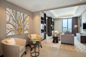 TV a/nebo společenská místnost v ubytování Wyndham Opi Hotel Palembang