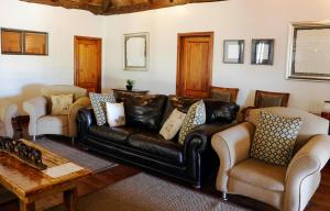 Posezení v ubytování Knysna Elephant Park Lodge