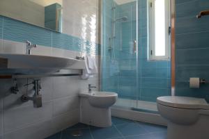 Koupelna v ubytování Albergo Marla