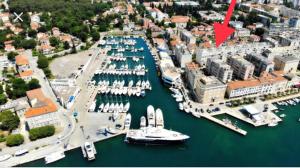 Výhľad na mesto Zadar alebo výhľad na mesto priamo z apartmánu