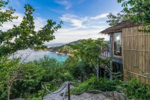 a view of a river from a house at Blue Heaven Resort Koh Tao in Ko Tao