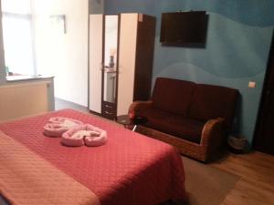 Cama o camas de una habitación en Sobe apartmani Zagreb SAZ