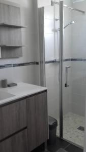 Ένα μπάνιο στο Gîte 634 Grand Sable St Hippolyte