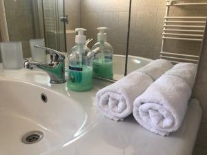 Apartment NEEA Stinjan -free parking tesisinde bir banyo