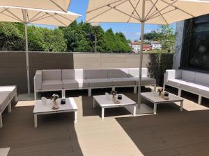 Un balcón o terraza de Hotel Santiago Apóstol