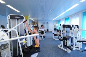 Fitnesscenter och/eller fitnessfaciliteter på Herisau Swiss Quality Hotel