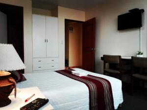 Cama ou camas em um quarto em Los Q'eros