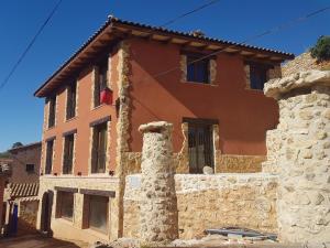 The building in which a vendégházakat is located