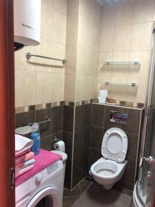 Vannituba majutusasutuses Apartman/stan