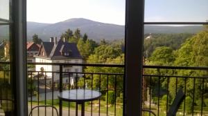 Widok na góry z tego apartamentu