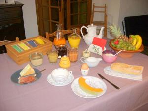 Επιλογές πρωινού για τους επισκέπτες του Le Ribet