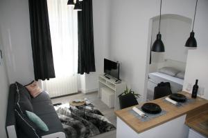 TV a/nebo společenská místnost v ubytování Stylish Apartment in City Center