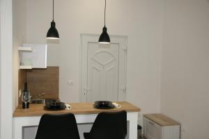 Kuchyň nebo kuchyňský kout v ubytování Stylish Apartment in City Center