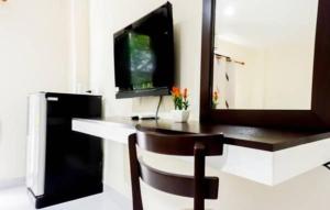 TV a/nebo společenská místnost v ubytování Star 3 Hotel and Residence