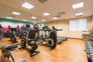 a gym with treadmills and elliptical machines at Hyatt Place Ft. Lauderdale/Plantation in Plantation