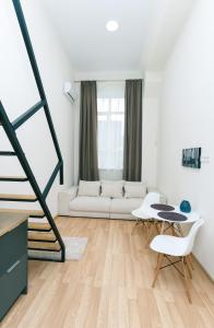 Χώρος καθιστικού στο Inn Kiev