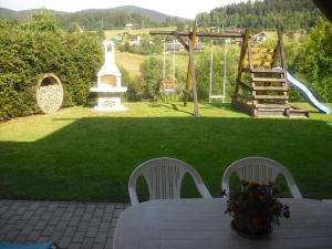 Vonkajšia záhrada v ubytovaní Privat SKI Erlebach