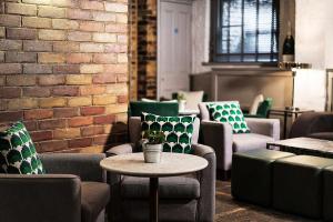 Een zitgedeelte bij Hotel du Vin & Bistro Cambridge
