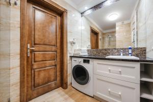 Kúpeľňa v ubytovaní Apartamenty Cypel Helski + 37 fotografií
