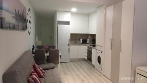 Kuchyň nebo kuchyňský kout v ubytování Apartamento-estudio Corazón de Alicante