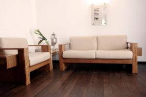 A seating area at Hotel Grand'Italia