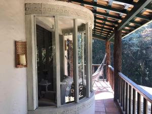 Balkón nebo terasa v ubytování Paz e Aconchego.