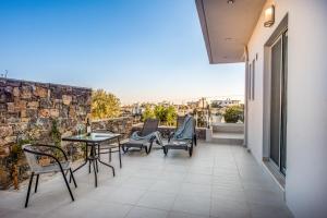 Balkón nebo terasa v ubytování Asteri Apartments und Studios