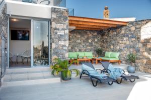 Balkón nebo terasa v ubytování Asteri Apartments und Studios