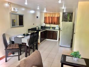 Kuchyň nebo kuchyňský kout v ubytování Pal-Watson Apartments
