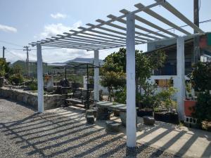 A garden outside YiShan Farm Homestay